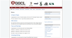 Desktop Screenshot of ggclsports.com
